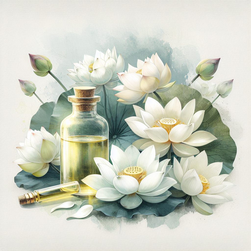 Ulei esențial de lotus alb (Nelumbo nucifera flower oil)
