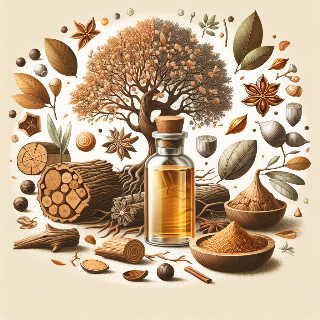 Ulei esențial de santal alb (Santalum album oil)